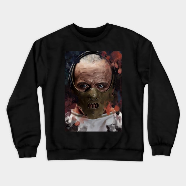 Hannibal Lecter Crewneck Sweatshirt by dmitryb1